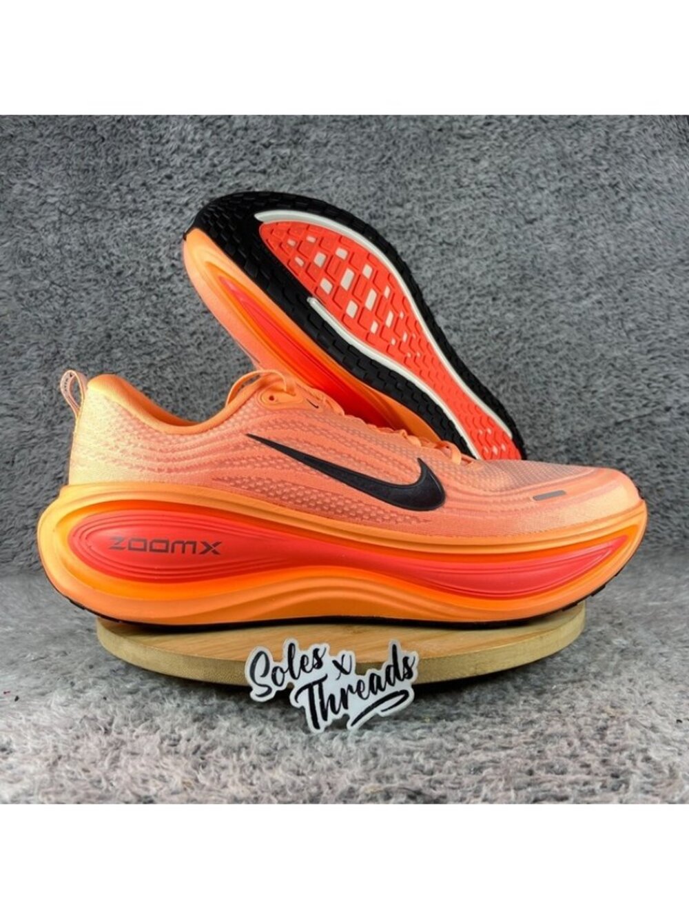 Nike Vomero Plus Orange Pulse Size 15 Men Running Shoes HV8150-801